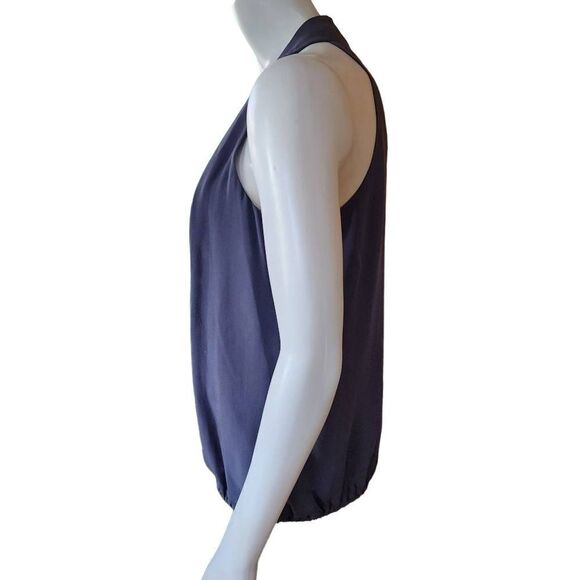 Joie Naya Gray Silk Sleeveless Blouse (XS) - Picture 5 of 6